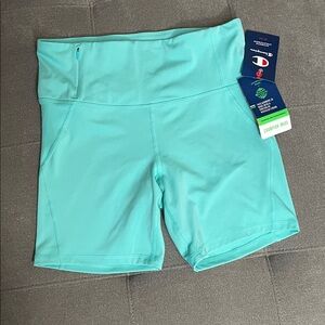 Champion Women's Turquoise Bike Shorts